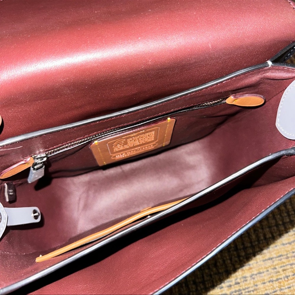 Coach 1941 Originals Colorblock Courier Glovetanned Leather Crossbody - Picture 10 of 12